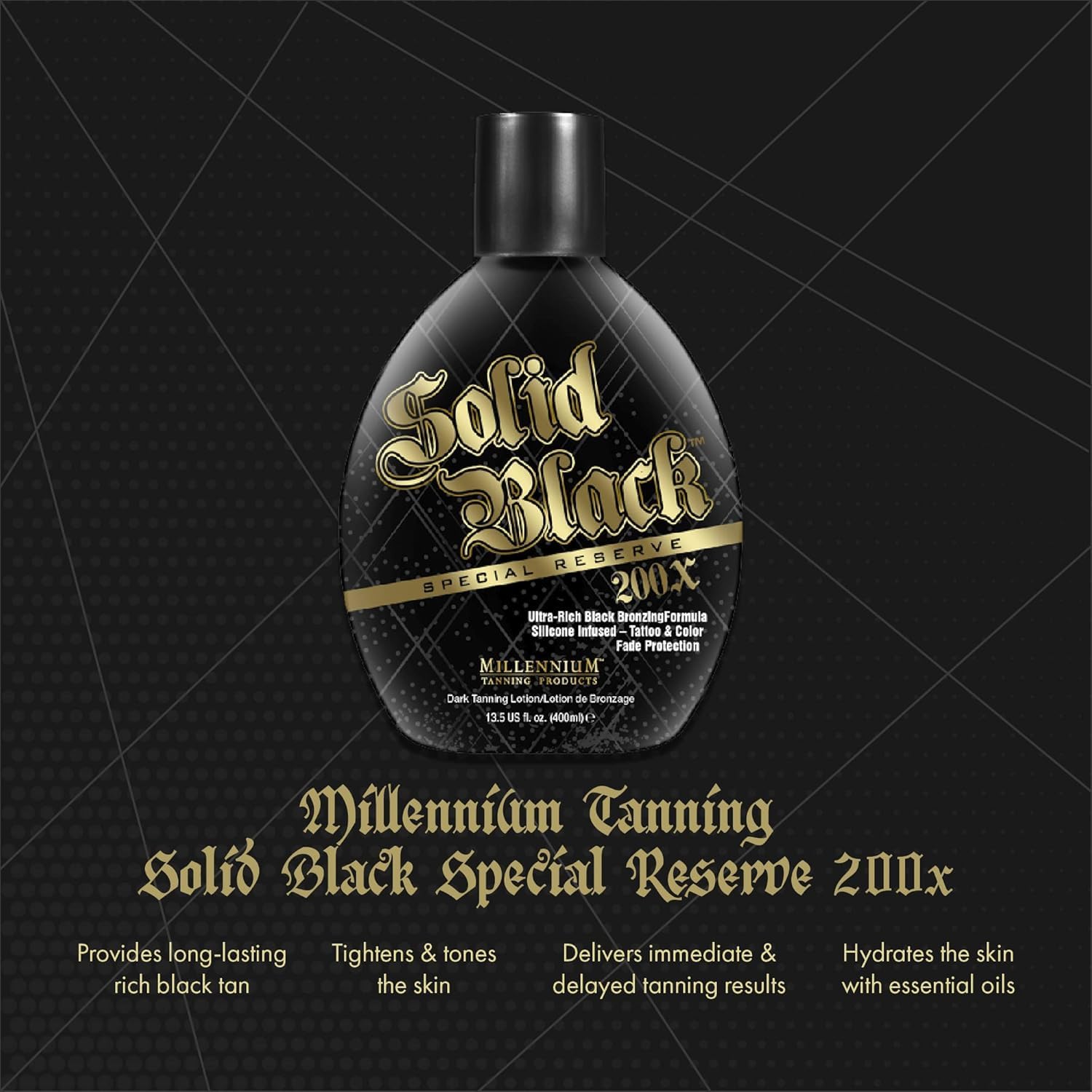 Solid Black Tanning Lotion